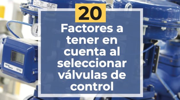 Válvula de control para servicio de vapor industrial