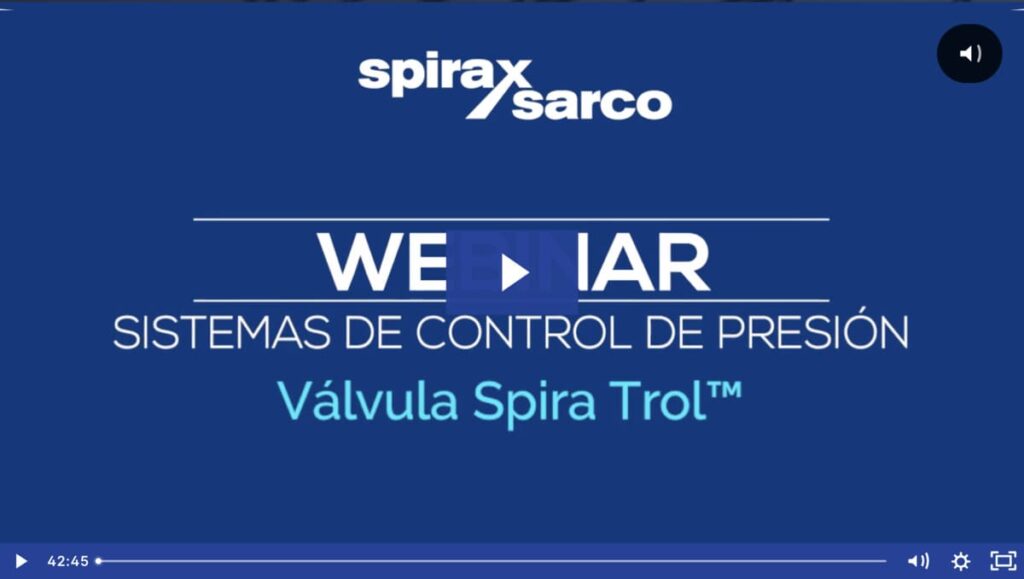 Sistemas de control de presión Válvula de control Spira-trol™