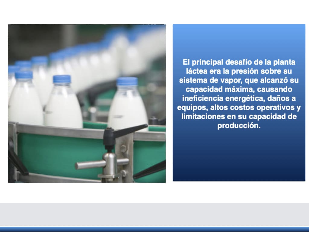 Optimización Energética y Operacional en una Planta Láctea con Vapor y Condensado