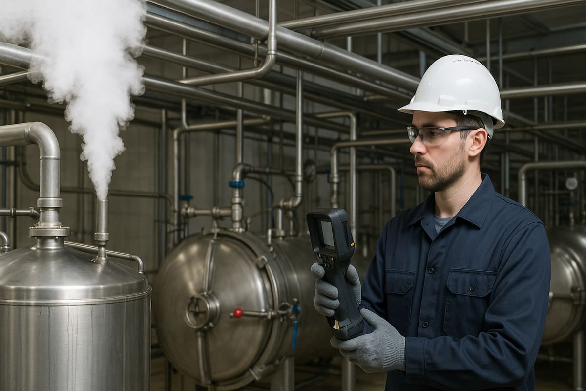 Diagnóstico in situ de los venteos de vapor
