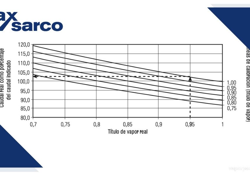 Efecto del título de vapor