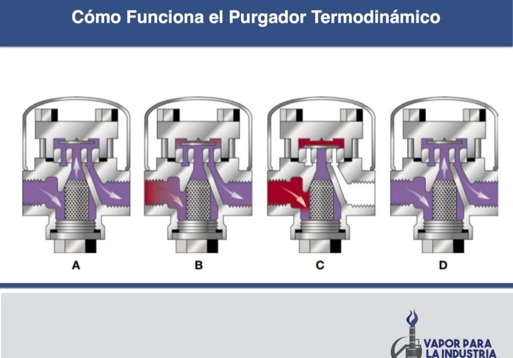 Ventajas del purgador termodinamico